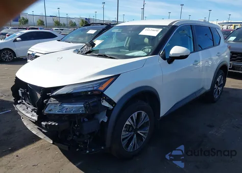 2022 Nissan Rogue Sv Fwd z USA, uszkodzony, nr VIN 5N1BT3BA3NC720126